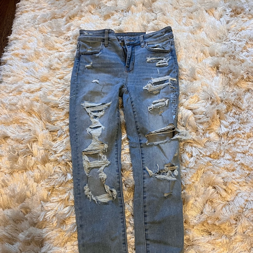New american eagle jeans. Light blue